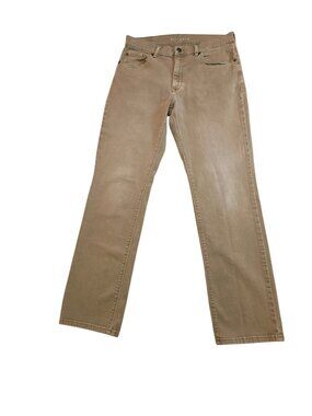 MOTT & BOW Straight Mercer Jeans Khaki TanMen's SZ 33